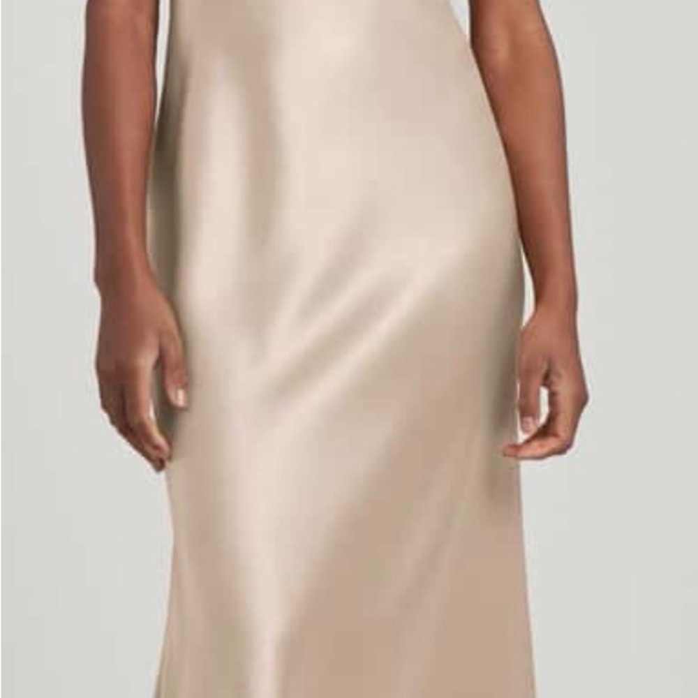 Jenny Yoo Ariana Dress in Pale Gold